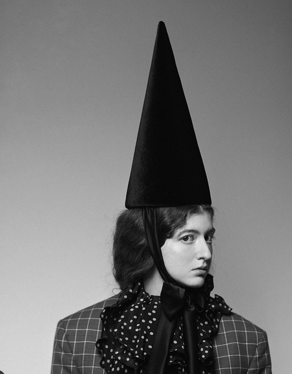 Large velvet party hat 2020