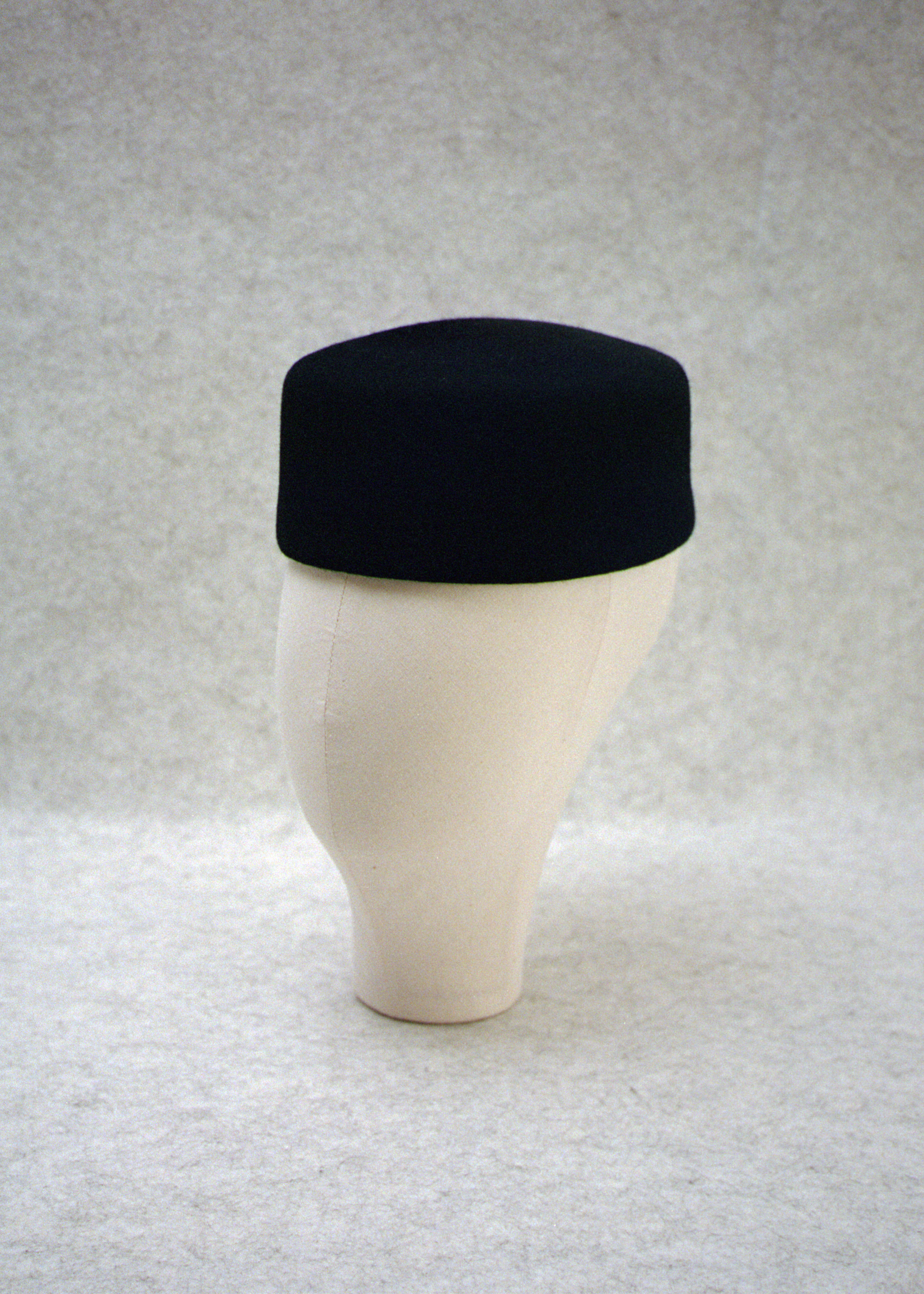 Classic black pillbox